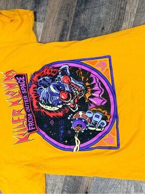 Spencer's Yellow Killer Klowns From Outer Space Graphic Tee